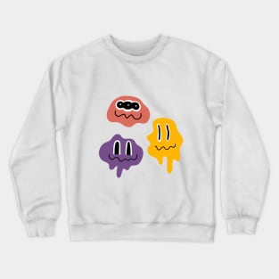 liquid faces Crewneck Sweatshirt